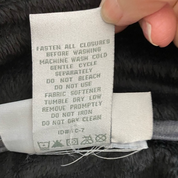 Free Country Fleece  Lined Soft Shell Black Hooded Jacket XL - Picture 8 of 8